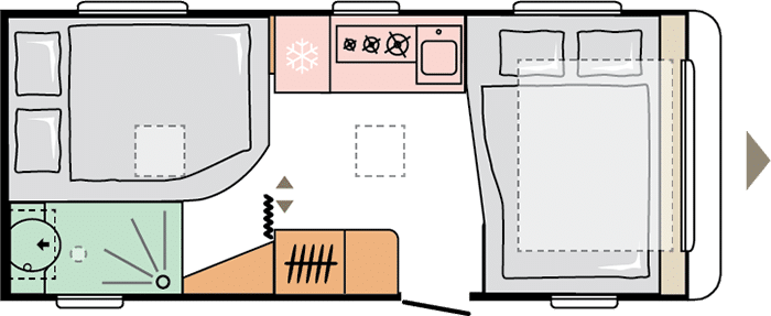 Adria Adora 522 up - notte