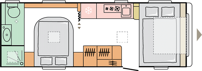 Adria Adora 613 ut - notte