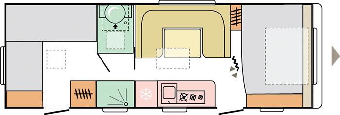 Adria Adora 673 pk - giorno
