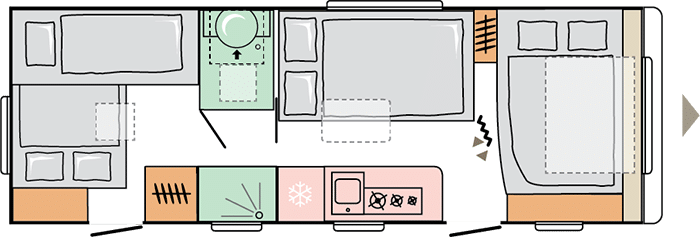 Adria Adora 673 pk - notte