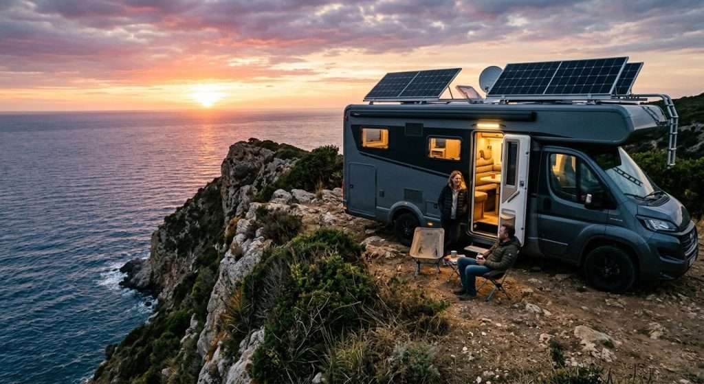 articolo blog autonomia camper litio e pannelli