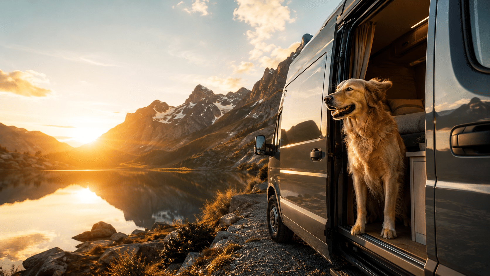 articolo blog camper con animali